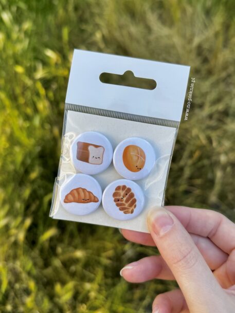 zestaw przypinek gluten