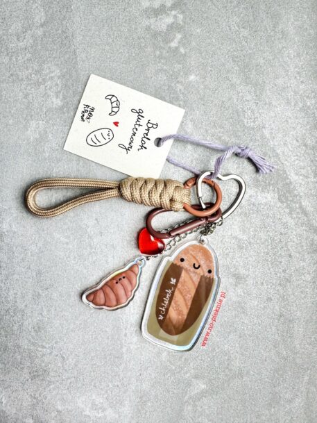 brelok rogalik i chlebek