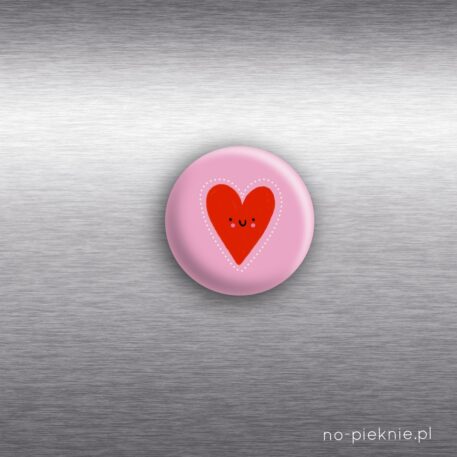 magnes na lodówkę serduszko
